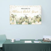 Herfst Gold en White Pumpkin Vrijgezellenfeest Ban Spandoek (Beurs)