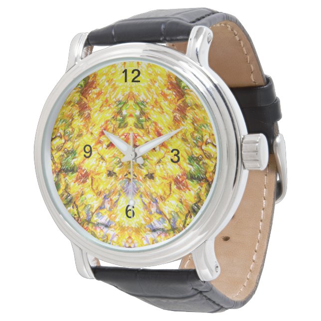 Herfst Gold Horloge (Gekanteld)
