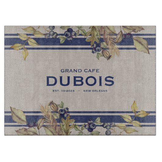 Herfst Gold Leaves & Berry Harvest Snijplank (Voorkant)