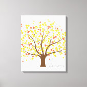 Herfst Gold Tree Canvas Afdruk (Voorkant)