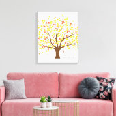 Herfst Gold Tree Canvas Afdruk (Insitu (Woonkamer))