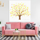 Herfst Gold Tree Canvas Afdruk (Insitu (Woonkamer))