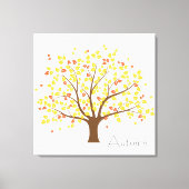 Herfst Gold Tree Canvas Afdruk (Voorkant)