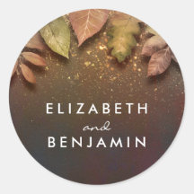 Herfst Gold verlaat Vintage bruiloft