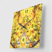Herfst Gold Vierkante Klok (Hoek)