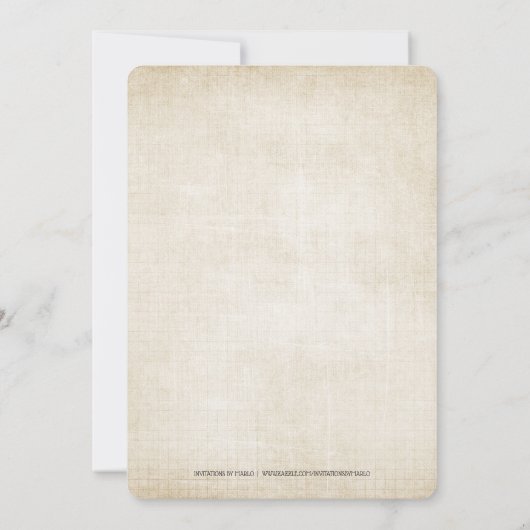 Herfst Golden en Oranje Vrijgezellenfeest Kaart (Achterkant)