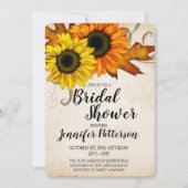 Herfst Golden en Oranje Vrijgezellenfeest Kaart (Voorkant)