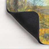 Herfst golden in een eikenbos muismat (Hoek)