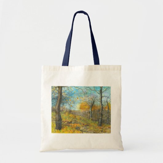 Herfst golden in een eikenbos tote bag (Voorkant)