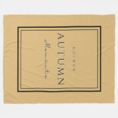 Herfst Golden Moments Fleece Deken-Gezellige Herfs (Voorkant (Horizontaal))