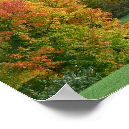 Herfst Golf poster (Hoek)