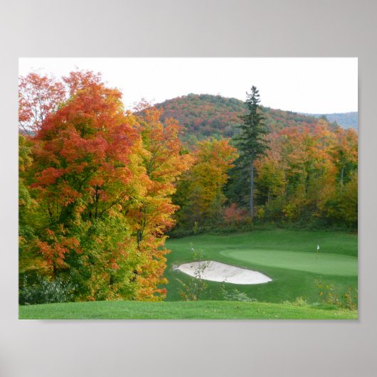 Herfst Golf poster (Voorkant)