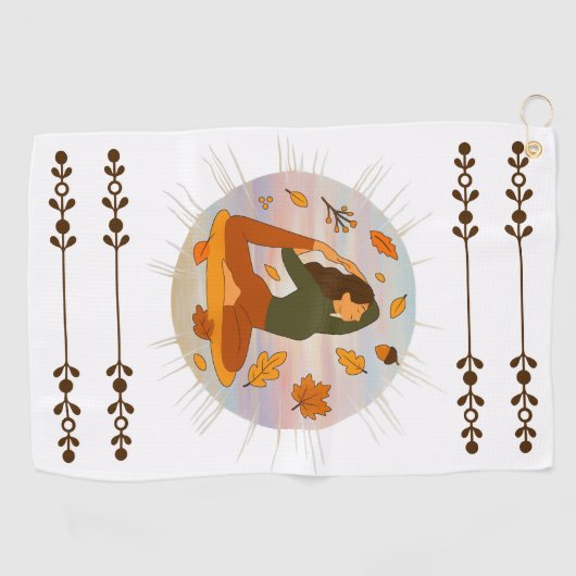 Herfst Golfhanddoek (Horizontaal)