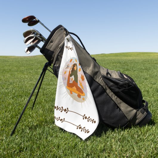 Herfst Golfhanddoek (Groen)
