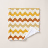 Herfst golvende lijn  bad handdoek (Wasdoekje)