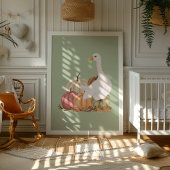 Herfst Goose Wall Art Boerderij Print