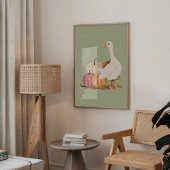 Herfst Goose Wall Art Boerderij Print