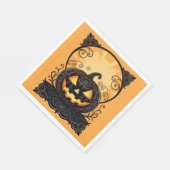 Herfst Gothic Jack O Lantern Servet (Hoek)
