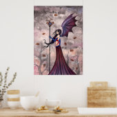 Herfst Gothic Sprookje Vampier Poster (Keuken)