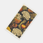 Herfst Gotische Bloemen Gastdoeken Servet (Hoek)