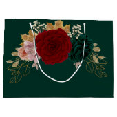 Herfst Goud Bourgondië Emerald Greeney Bloemen Groot Cadeauzakje (Achterkant)