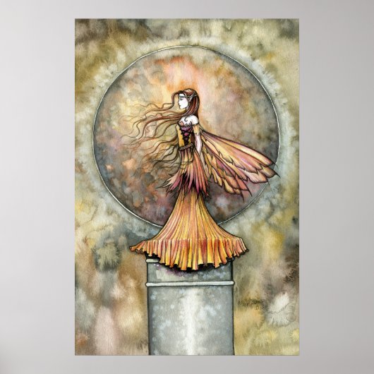 Herfst Goud Fee Poster Print door Molly Harrison (Voorkant)