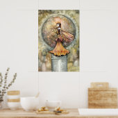 Herfst Goud Fee Poster Print door Molly Harrison (Keuken)