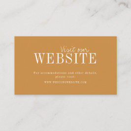 Herfst goud moderne typografie website Kaart invoe Plaatskaartje