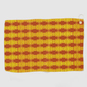 Herfst Goud Tribal Golfhanddoek (Horizontaal)