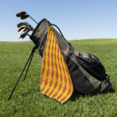 Herfst Goud Tribal Golfhanddoek (Groen)