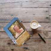 Herfst Gouden Bladbomen Fotonaam Citaten Begrafeni Programmakaart