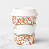 Herfst Gouden Bladeren & Bessen Botanisch  Papieren Bekers (Links)