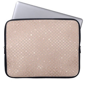 Herfst gouden bladeren: bloemmotief laptop sleeve