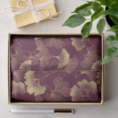 Herfst Gouden Ginkgo Blad Patroon Tissuepapier (Geschenk)