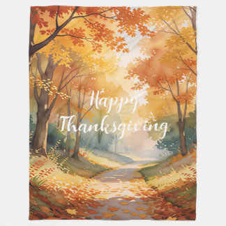 Herfst Gouden Populaire Thanksgiving Collectie Fleece Deken