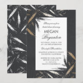 Herfst Gouden Tarwe Modern Rustiek Vrijgezellenfee Kaart (Voorkant / Achterkant)