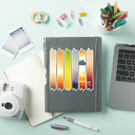 Herfst Gradient Washi Tape Planner Stickers (iPad Cover)