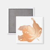 Herfst Graident Maple Leaf Magneet (Voorkant / Achterkant)