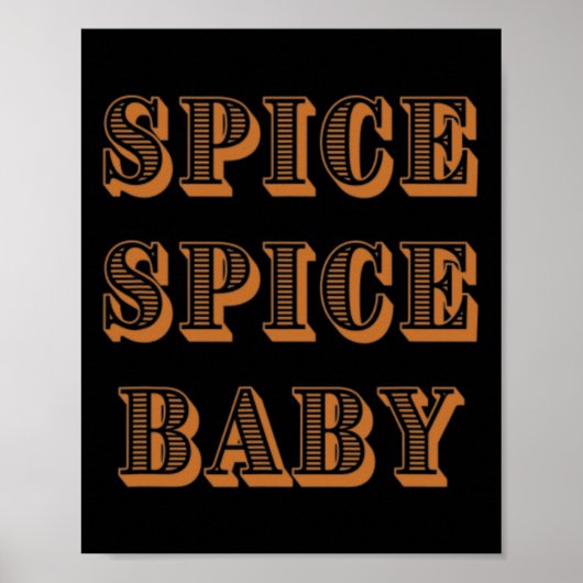Herfst Graphic T - shirts - Spice By Poster (Voorkant)