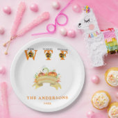 Herfst Grappig WTF Zonnebloemen Thanksgiving Feest Papieren Bordje (Feest)