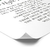 Herfst Greenery Pumpkin vorige nacht Poster (Hoek)