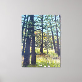 Herfst Greer Forest Canvas Afdruk