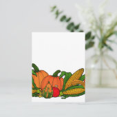 herfst grens briefkaart (Staand voorkant)