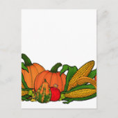 herfst grens briefkaart (Voorkant)