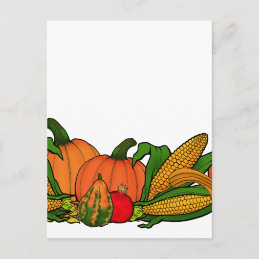 herfst grens briefkaart (Voorkant)