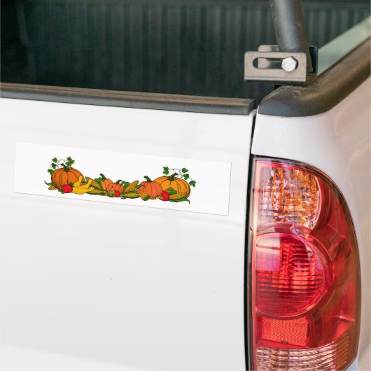 herfst grens bumpersticker (Op Truck)