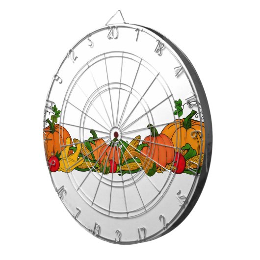 herfst grens dartbord (Voorkant Rechts)