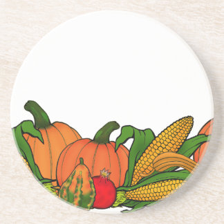 herfst grens zandsteen onderzetter