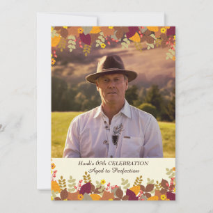 Herfst Grenzen Fotouitnodiging Kaart