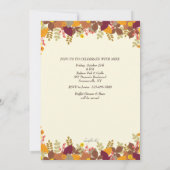 Herfst Grenzen Fotouitnodiging Kaart (Achterkant)